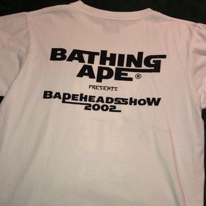 100% authentic og bape heads tv show shirt